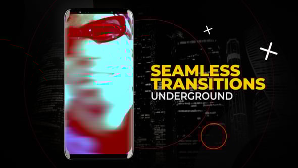 Videohive Vertical Underground Transitions | After Effects