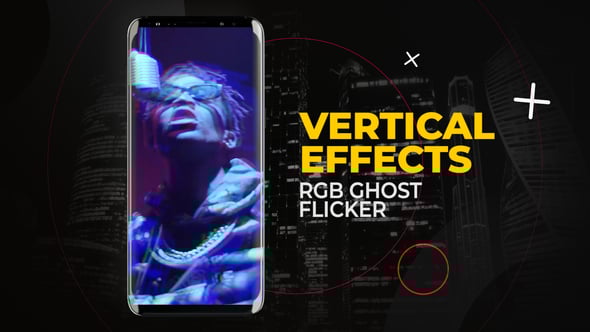 Videohive Vertical RGB Ghost Flicker | After Effects