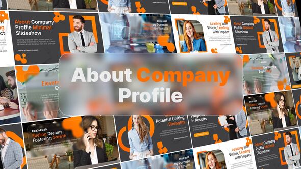 Videohive About Company Profile Presentation