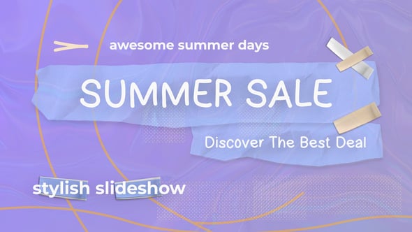 Videohive Trendy Summer Slideshow