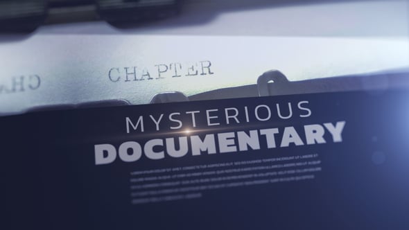Videohive Mysterious Documentary Opener