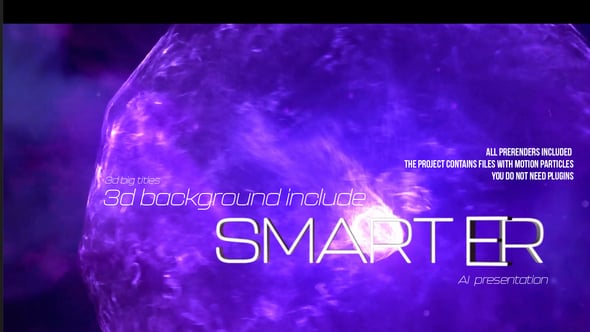 Videohive Trailer 3D Titles and Modern Particles Background