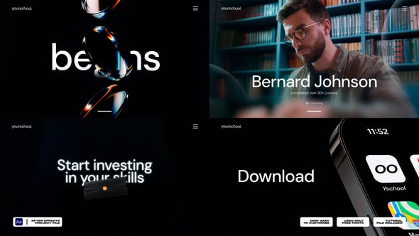 Videohive Minimalistic Educational Promo