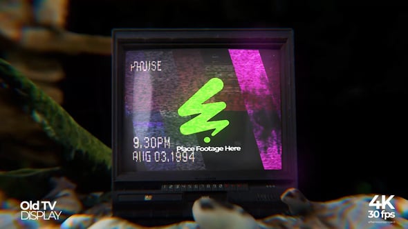 Videohive Old TV Mockup Display