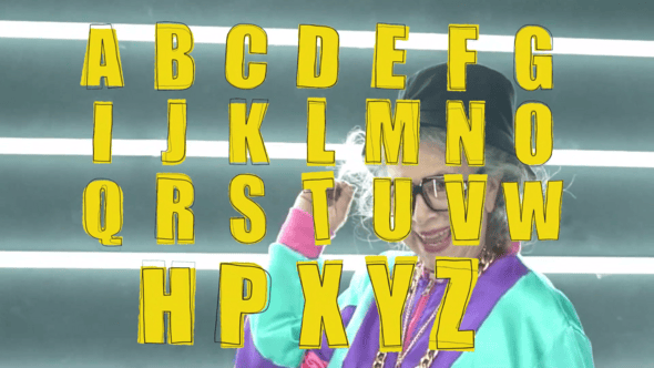Videohive Hand drawn typography.
