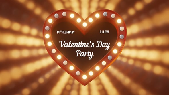 Videohive Valentine’s Day Light Sign