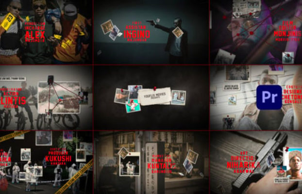 Videohive Crime Title Sequence