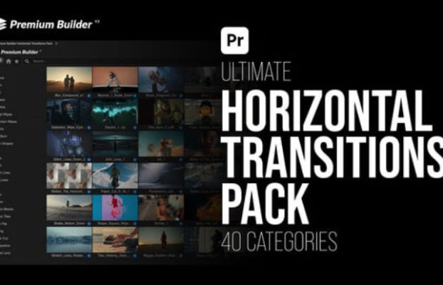 Videohive Horizontal Transitions Pack for Premiere Pro