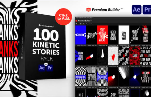 Videohive Kinetic Stories Pack