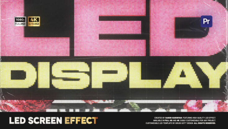 Videohive LED Display Effect