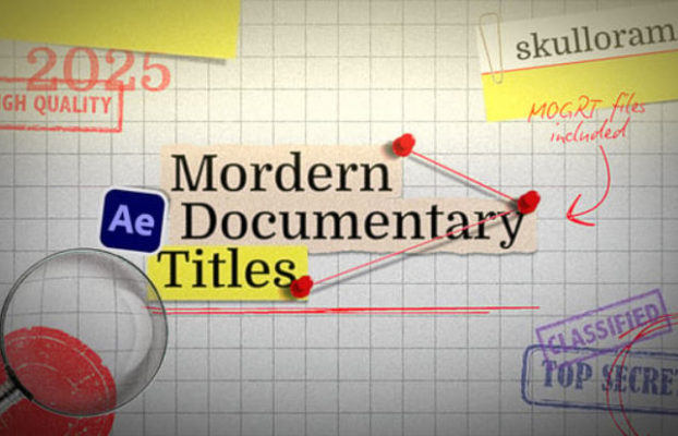 Videohive Modern Documentary Titles For PR/AE