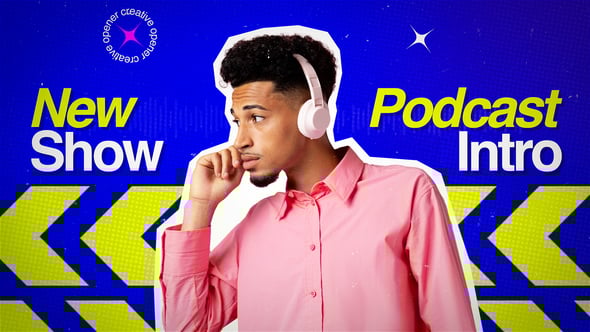 Videohive Podcast Opener 56882198