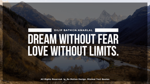 Videohive Minimal Quotes | AE