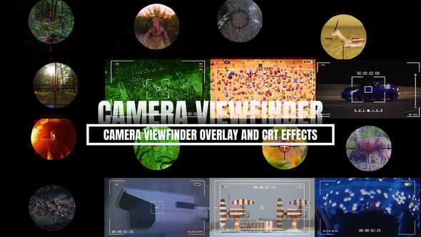 Videohive Camera Viewfinder Overlay and CRT Effects