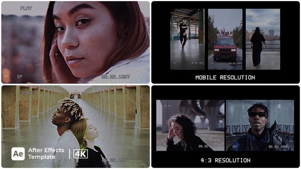 Videohive VHS Overlays 56929429