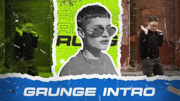 Videohive Paper Grunge Intro 54753994