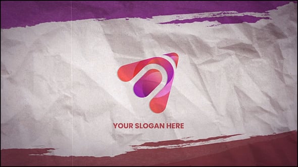 Videohive Paper Logo Reveal 56800065