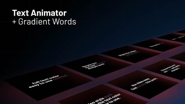 Videohive Text Animator | After Effects 56880522