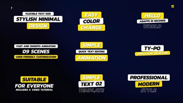 Videohive Box-Text Titles  AE