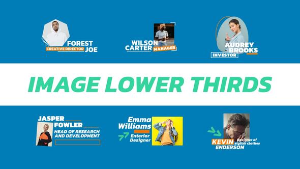 Videohive Image Lower Thirds | AE | 56863128