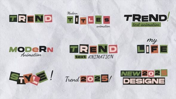 Videohive Modern Text Animation | After Effects 57354758