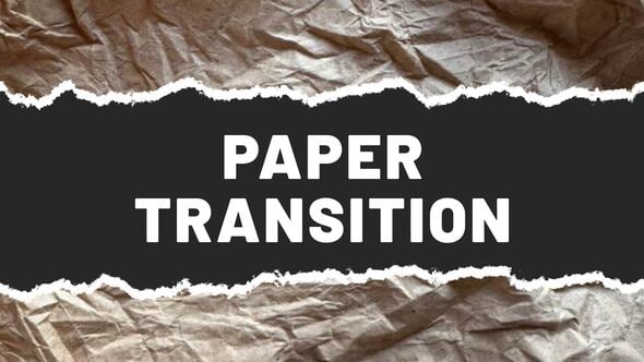 Videohive Paper Transition | After Effects