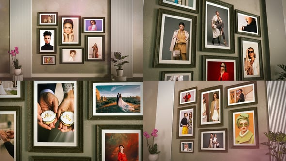 Videohive 3D Photo Slideshow | Wall Gallery