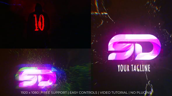 Videohive Spooky Countdown Logo Reveal