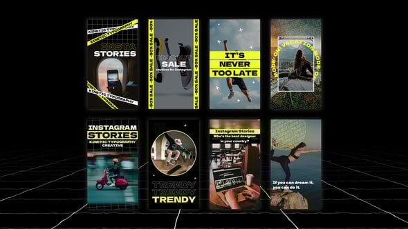 Videohive Kinetic Instagram Stories | AE