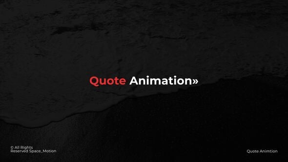 Videohive Quote Animation | After Effects