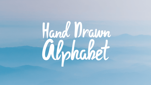Videohive Hand Drawn Alphabet 19180729