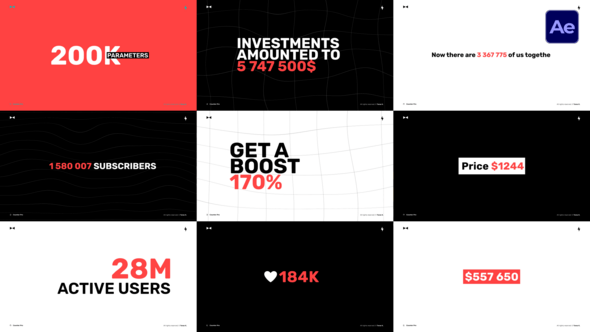 Videohive Counter Pro  AE