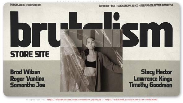 Videohive Brutalism – Store Promotion