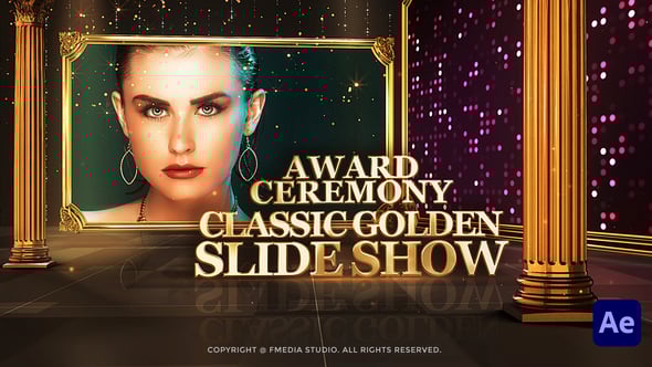 Videohive Classic Golden Awards Slideshow