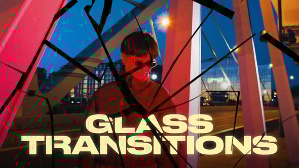 Videohive Pack Of 10 Glass Transitions
