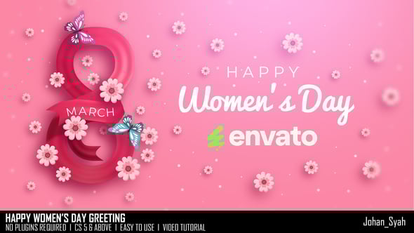Videohive Happy Women’s Day_Greeting