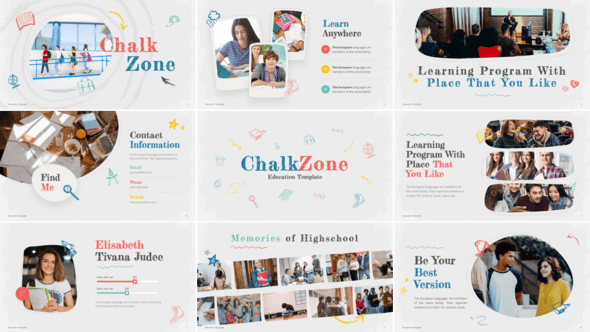 Videohive Chalkzone Education Video Display After Effect Template