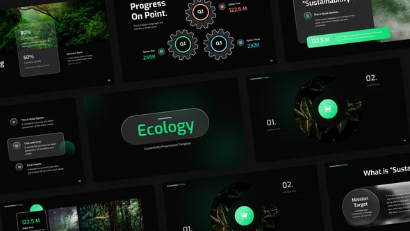 Videohive Sustainability Video Display After Effect Template