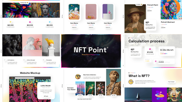 Videohive NFT Point Video Display After Effect Template