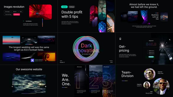 Videohive Dark Innovation Video Display After Effect Template
