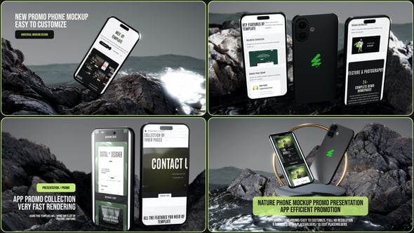 Videohive Nature Phone Mockup Promo
