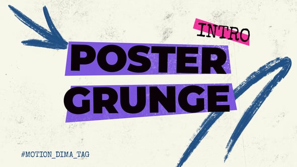 Videohive Poster Grunge Intro