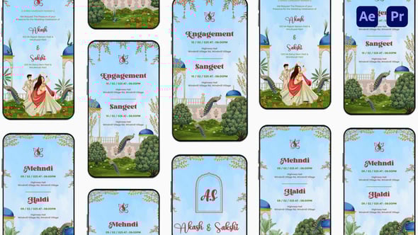 Videohive Indian Wedding Invitation Instagram Story 56805701