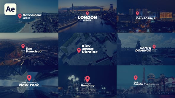 Videohive Location Titles 57109206
