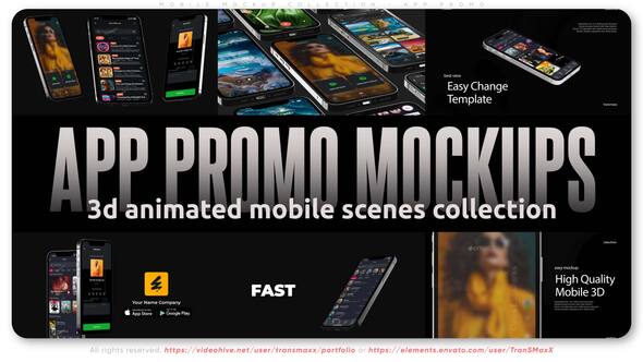 Videohive Mobile Mockup Collection – App Promo