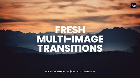Videohive Multi-image Transitions For After Effects