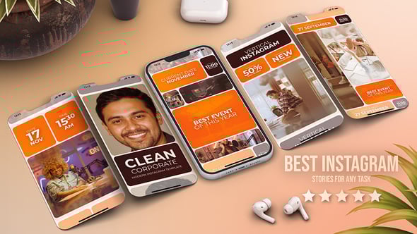 Videohive Multi Screen Instagram Reel Split Education E-Learning Event
