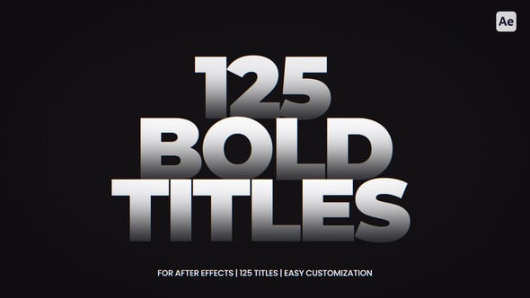 Videohive Must-Have Titles For After Effects