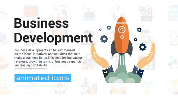 Videohive Business Development Icons
