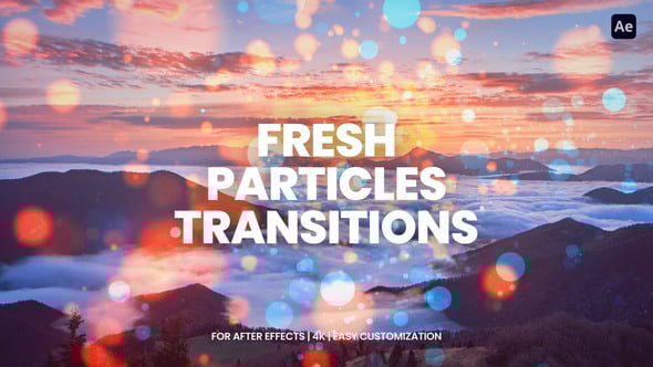 Videohive Particles Transitions For After Effects
